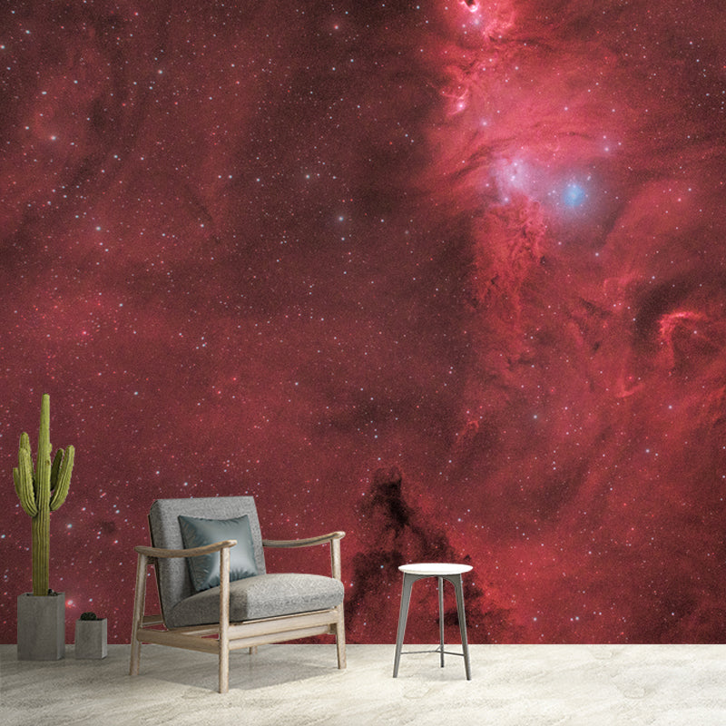 Universe Resistant Mural Wallpaper Environment Friendly Sleeping Room Wall Mural
