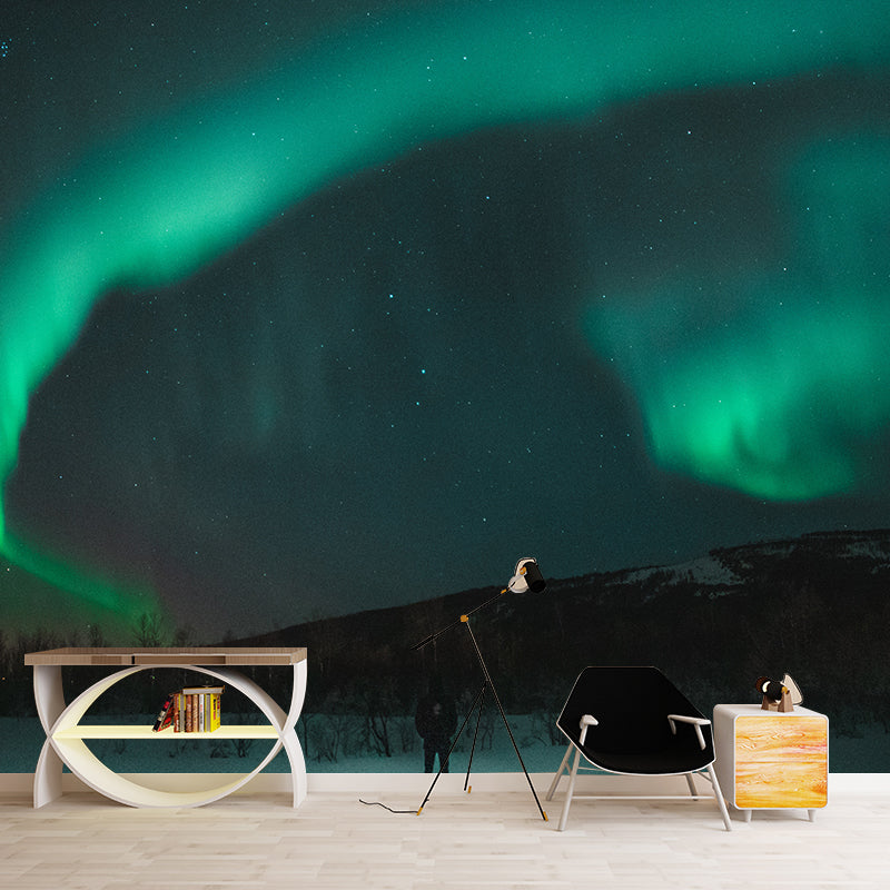 Starry Sky Modern Photography Mural Wallpaper Indoor Wall Mural