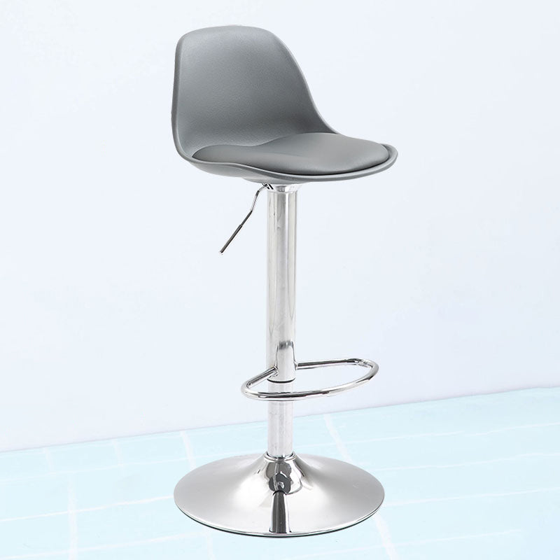 Taburete de bar de estilo escandinavo con taburete de mostrador de asiento de cuero para barra de cocina