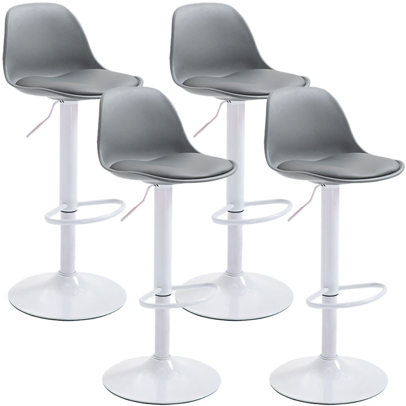 Taburete de bar de estilo escandinavo con taburete de mostrador de asiento de cuero para barra de cocina
