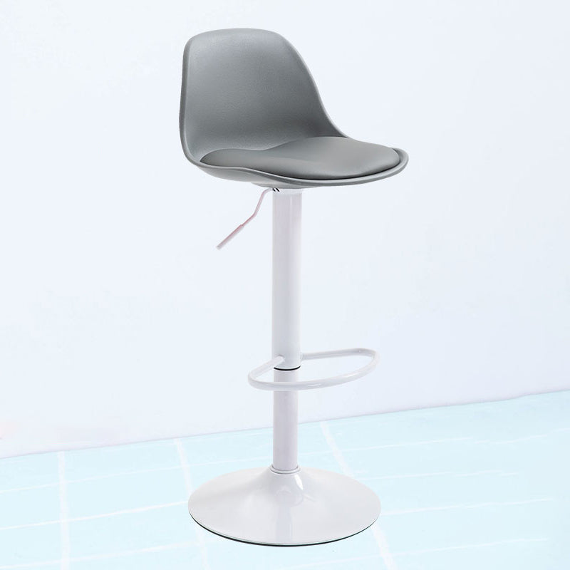 Taburete de bar de estilo escandinavo con taburete de mostrador de asiento de cuero para barra de cocina