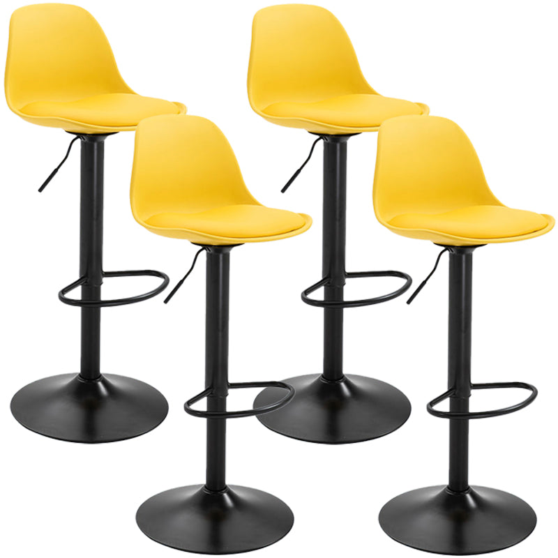 Taburete de bar de estilo escandinavo con taburete de mostrador de asiento de cuero para barra de cocina