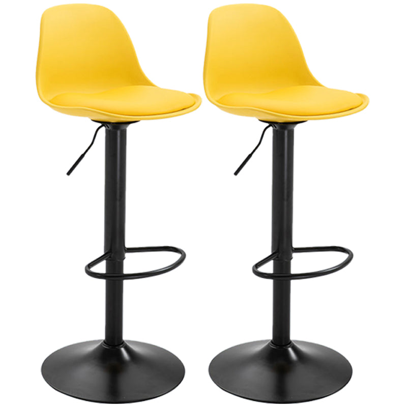 Taburete de bar de estilo escandinavo con taburete de mostrador de asiento de cuero para barra de cocina
