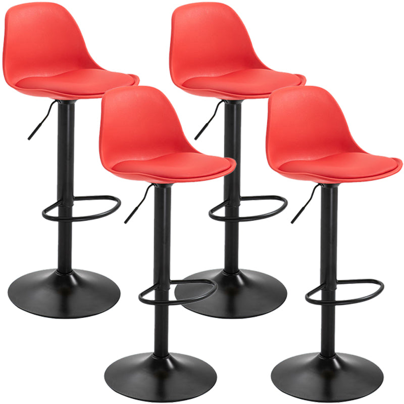 Taburete de bar de estilo escandinavo con taburete de mostrador de asiento de cuero para barra de cocina