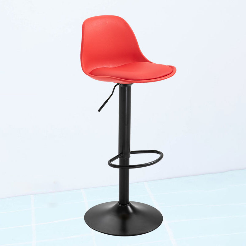 Taburete de bar de estilo escandinavo con taburete de mostrador de asiento de cuero para barra de cocina