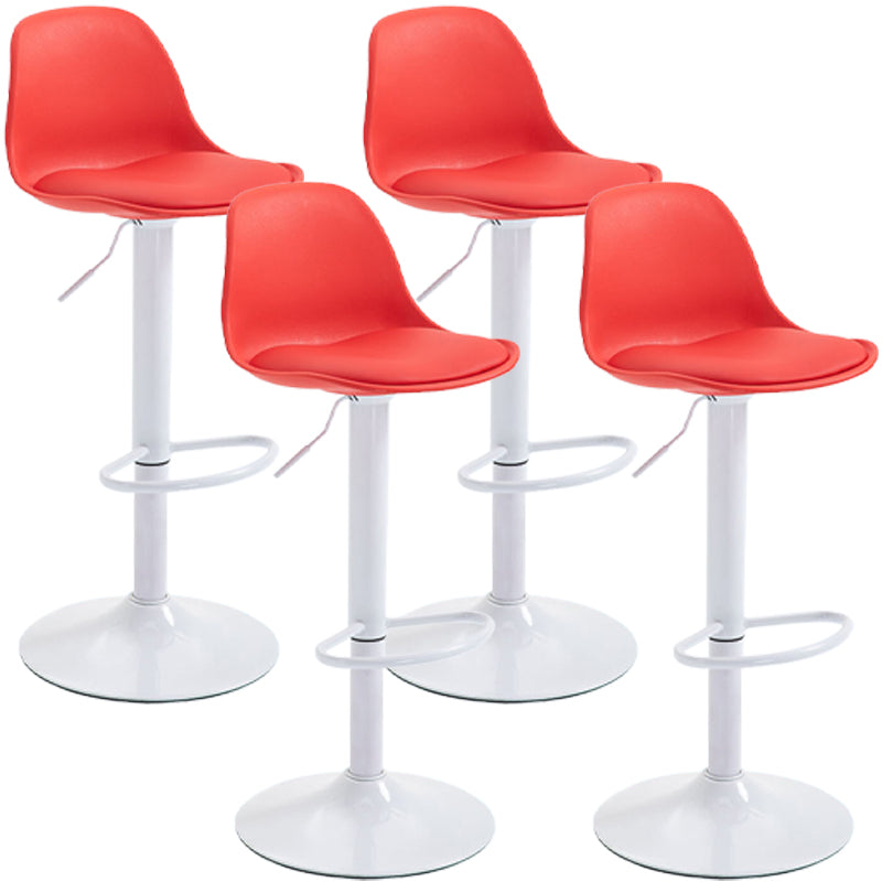 Taburete de bar de estilo escandinavo con taburete de mostrador de asiento de cuero para barra de cocina