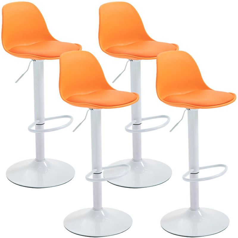 Taburete de bar de estilo escandinavo con taburete de mostrador de asiento de cuero para barra de cocina