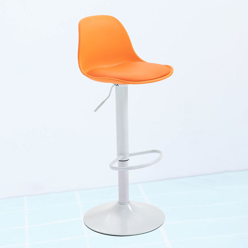 Taburete de bar de estilo escandinavo con taburete de mostrador de asiento de cuero para barra de cocina