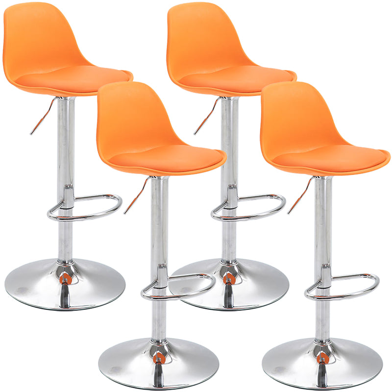 Taburete de bar de estilo escandinavo con taburete de mostrador de asiento de cuero para barra de cocina