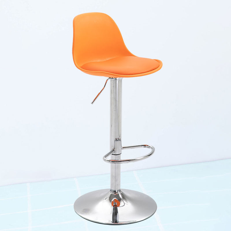 Taburete de bar de estilo escandinavo con taburete de mostrador de asiento de cuero para barra de cocina