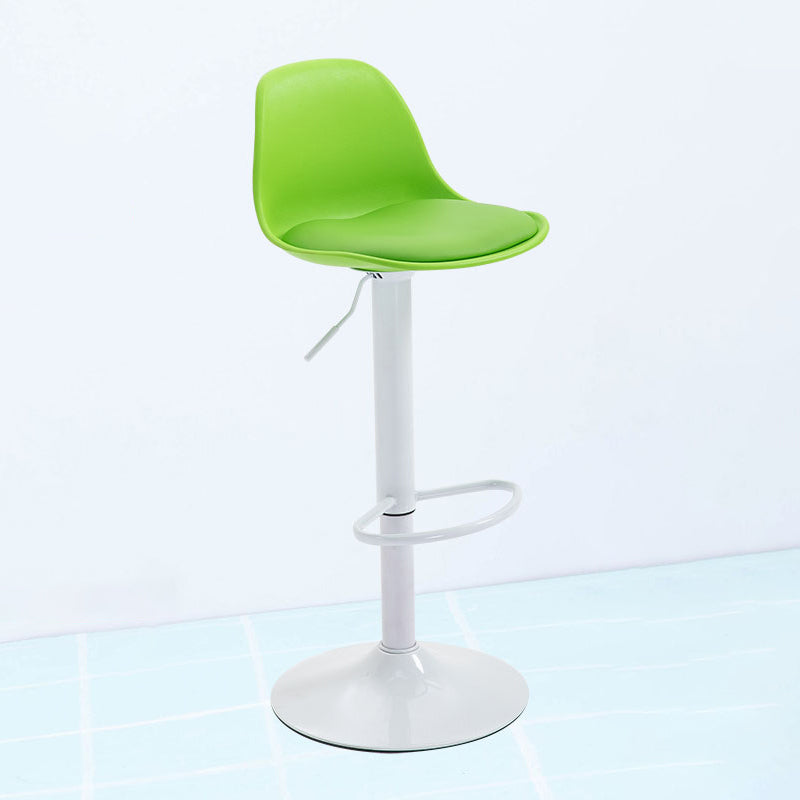Taburete de bar de estilo escandinavo con taburete de mostrador de asiento de cuero para barra de cocina