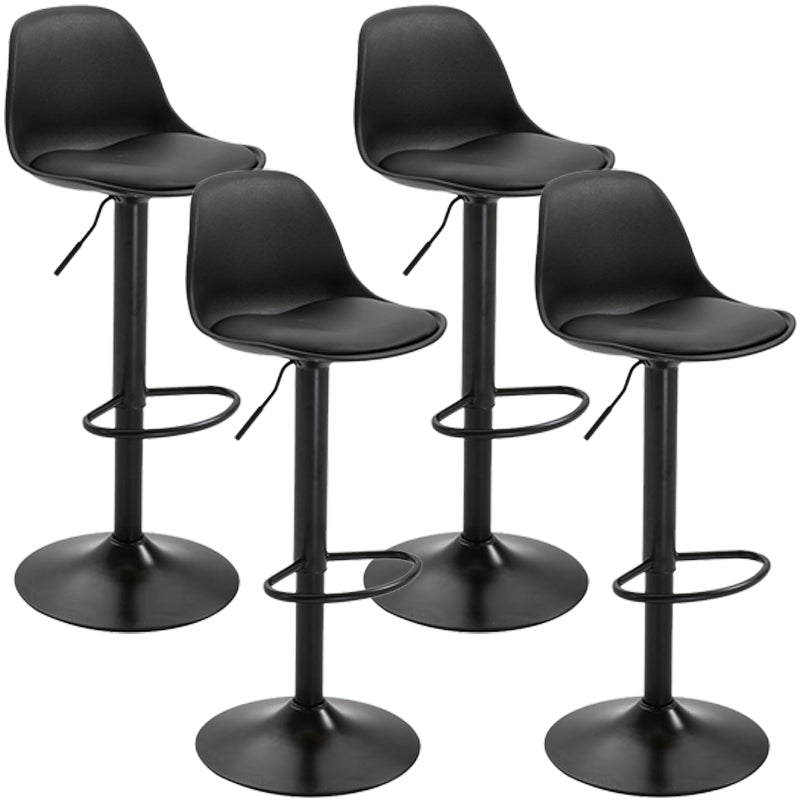 Taburete de bar de estilo escandinavo con taburete de mostrador de asiento de cuero para barra de cocina