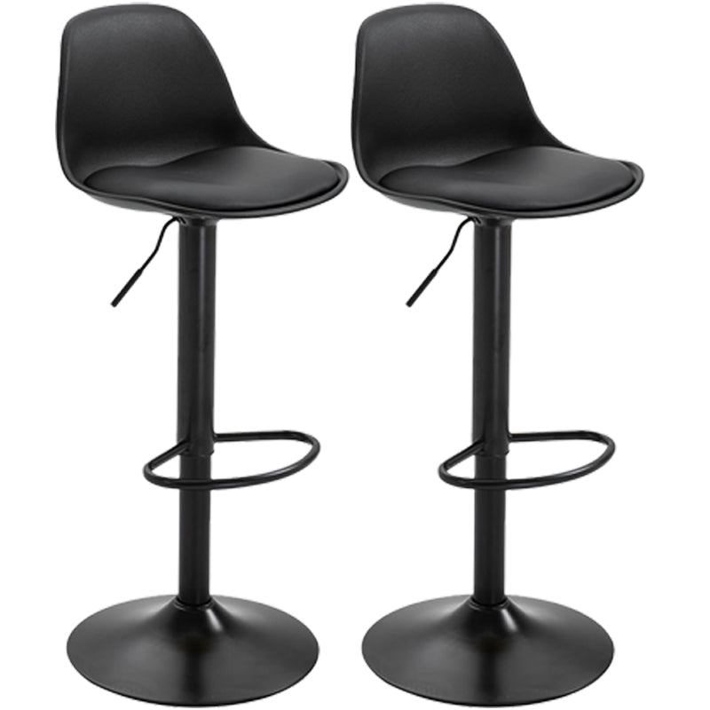 Taburete de bar de estilo escandinavo con taburete de mostrador de asiento de cuero para barra de cocina