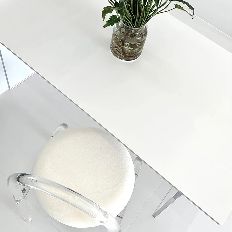 Modern 1/2/4 Pieces Dining Set Rectangle Acrylic Dining Table for Dining Room