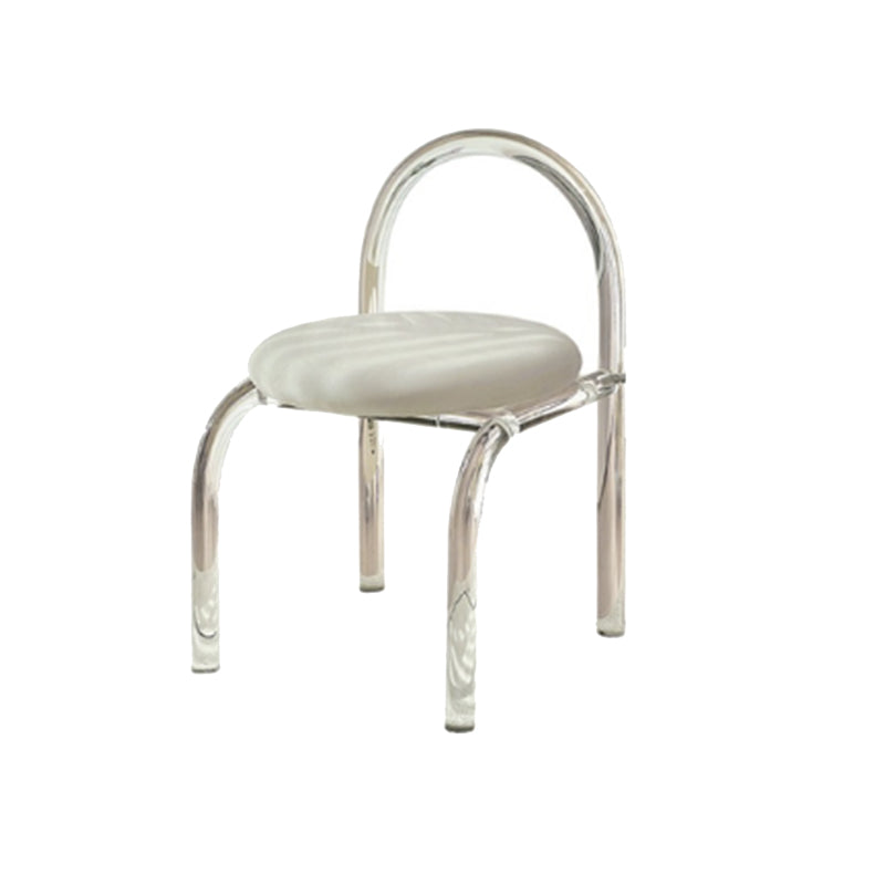 Modern 1/2/4 Pieces Dining Set Rectangle Acrylic Dining Table for Dining Room