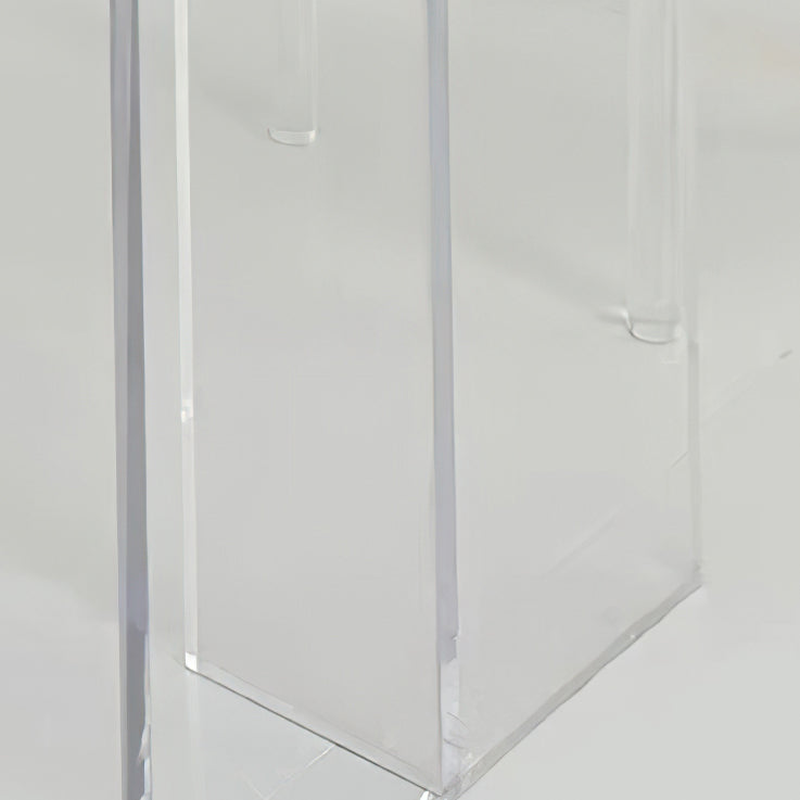 Modern 1/2/4 Pieces Dining Set Rectangle Acrylic Dining Table for Dining Room