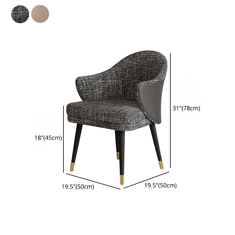 White Stone Top 1/5 Pieces Dining Set Glam Style Kitchen Set for Dining Room