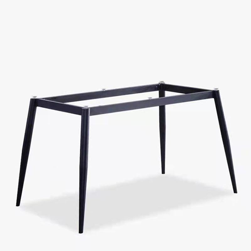 Modern 1/2/5/7 Pieces Dining Table Set with Sintered Stone Top Gery Rectangle Dinette Set