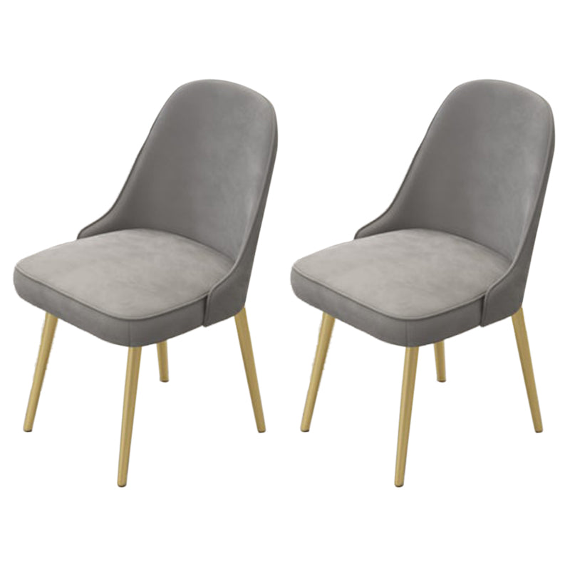 Glam Style 1/2/5 Pieces Dining Set White-gold Table Kitchen Set for Dining Room