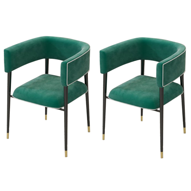 Glam Style 1/2/5 Pieces Dining Set White-gold Table Kitchen Set for Dining Room