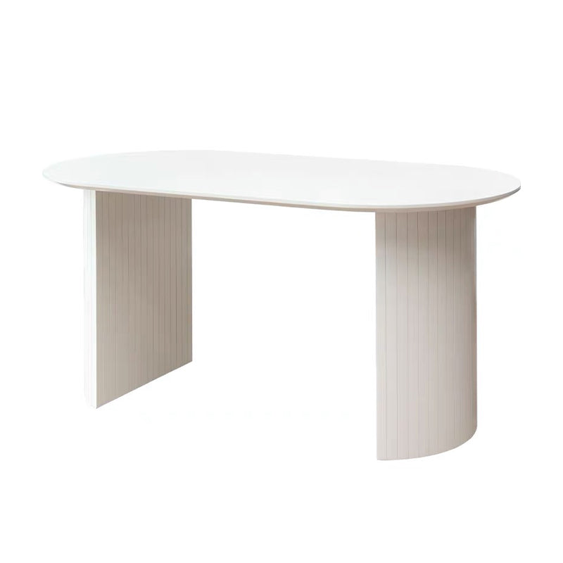 Mesa de comedor ovalado de madera de pino mesa ovalada de madera para comedor para comedor
