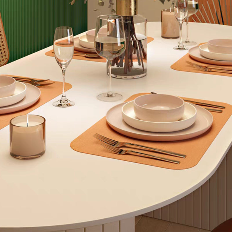 Mesa de comedor ovalado de madera de pino mesa ovalada de madera para comedor para comedor