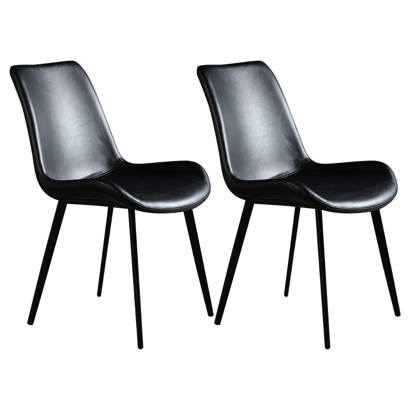 Silla industrial de metal para comedor, cocina, silla lateral con respaldo sólido
