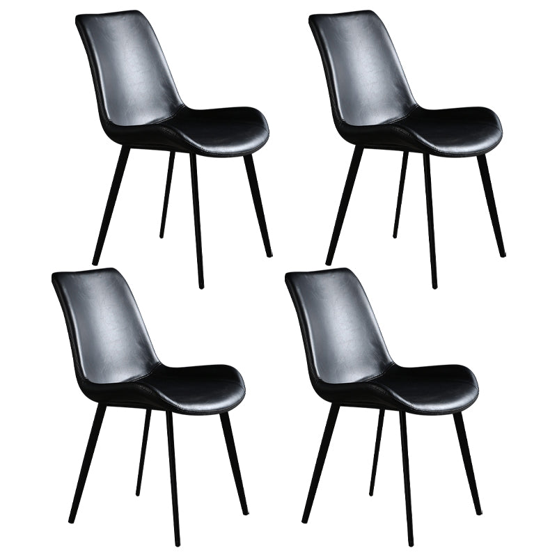 Silla industrial de metal para comedor, cocina, silla lateral con respaldo sólido