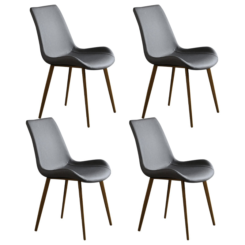 Silla industrial de metal para comedor, cocina, silla lateral con respaldo sólido