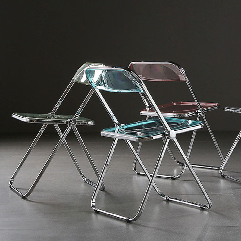 Parte posterior abierta del estilo industrial que cena el plástico de la silla lateral que cena la silla sin brazos