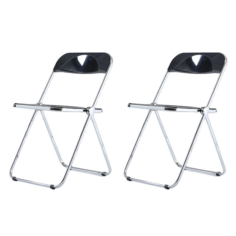 Parte posterior abierta del estilo industrial que cena el plástico de la silla lateral que cena la silla sin brazos