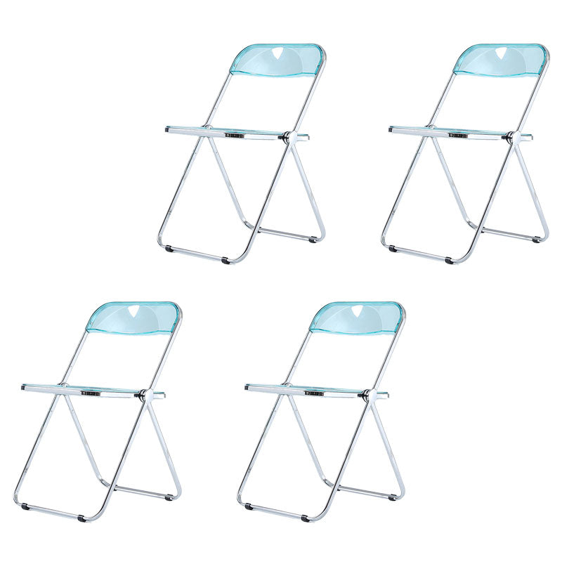 Parte posterior abierta del estilo industrial que cena el plástico de la silla lateral que cena la silla sin brazos