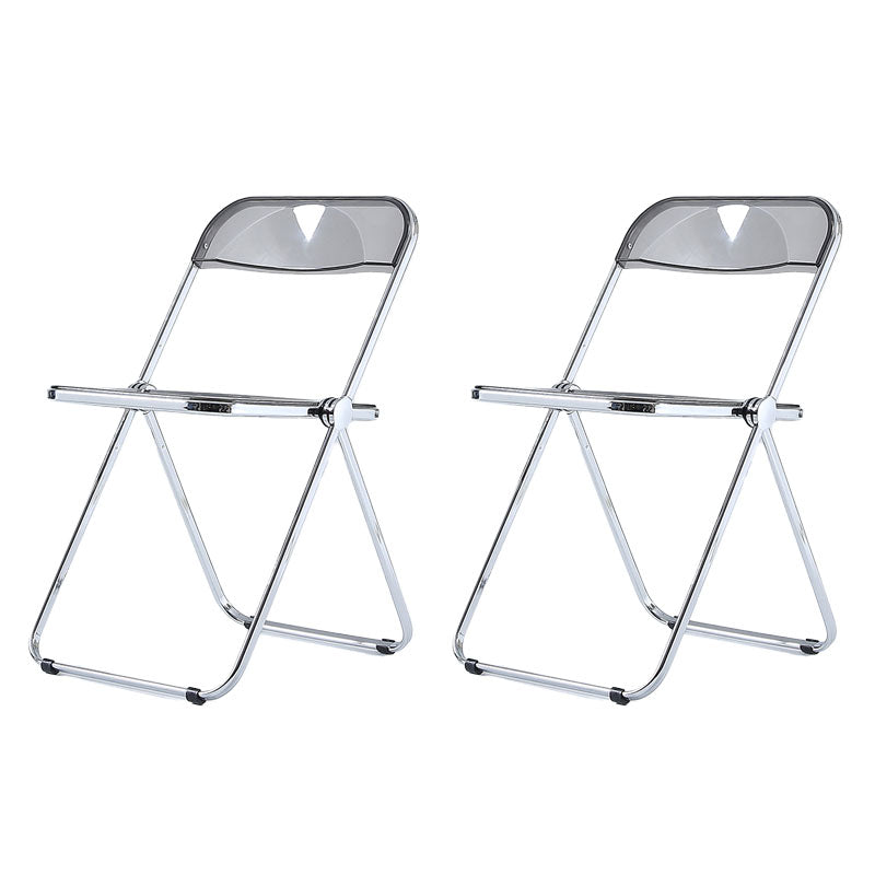 Parte posterior abierta del estilo industrial que cena el plástico de la silla lateral que cena la silla sin brazos