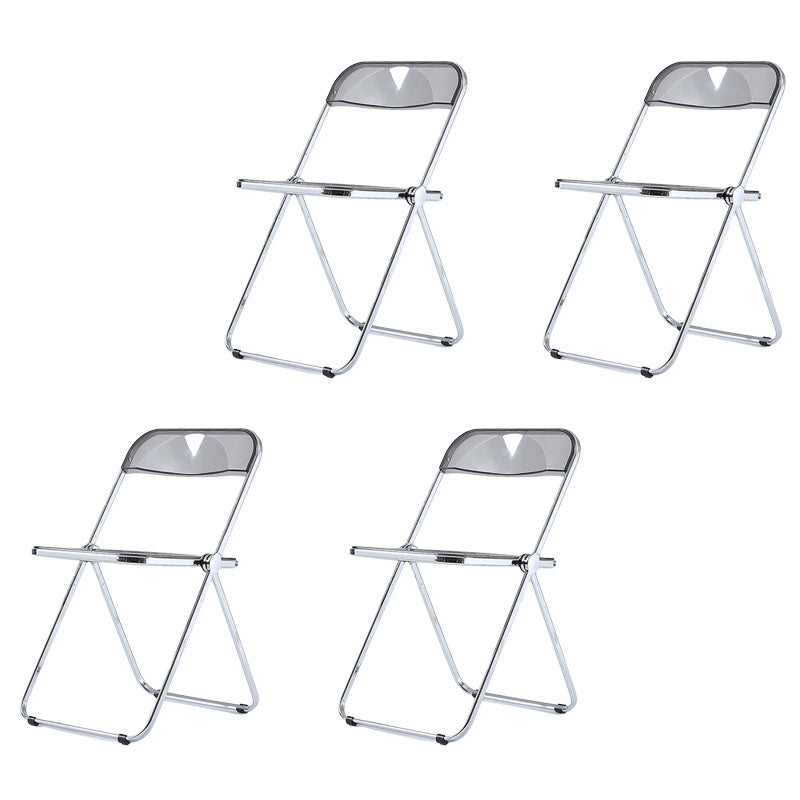 Parte posterior abierta del estilo industrial que cena el plástico de la silla lateral que cena la silla sin brazos