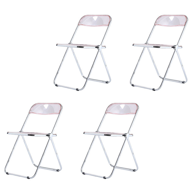 Parte posterior abierta del estilo industrial que cena el plástico de la silla lateral que cena la silla sin brazos