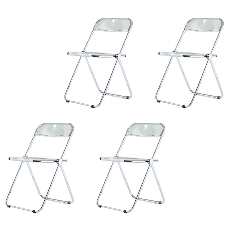 Parte posterior abierta del estilo industrial que cena el plástico de la silla lateral que cena la silla sin brazos