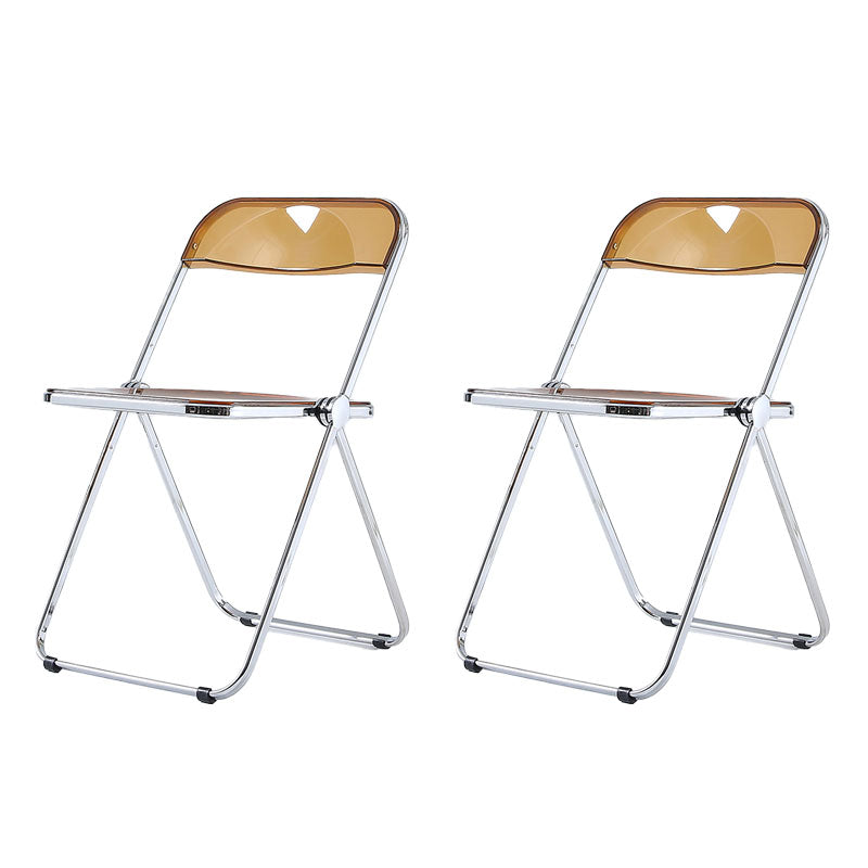Parte posterior abierta del estilo industrial que cena el plástico de la silla lateral que cena la silla sin brazos