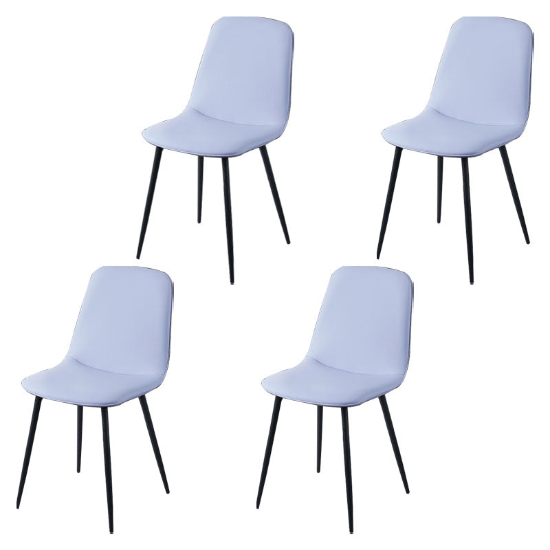 Silla de comedor tapizada con acabado mate y respaldo sólido para el hogar moderno