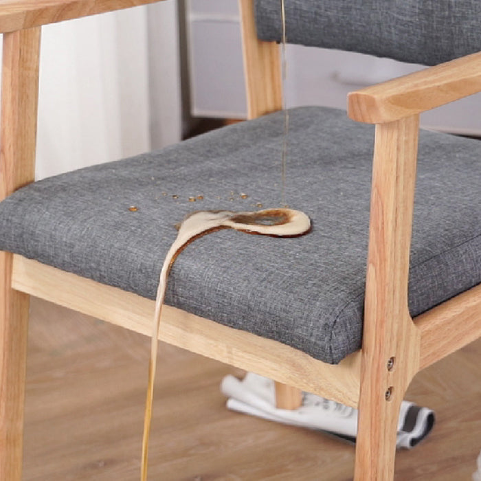 Sedia a braccio posteriore a base di balcone moderno finitura opaca tappezzeria