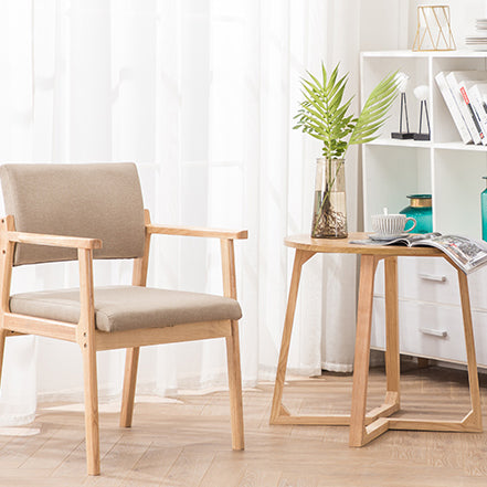 Sedia a braccio posteriore a base di balcone moderno finitura opaca tappezzeria