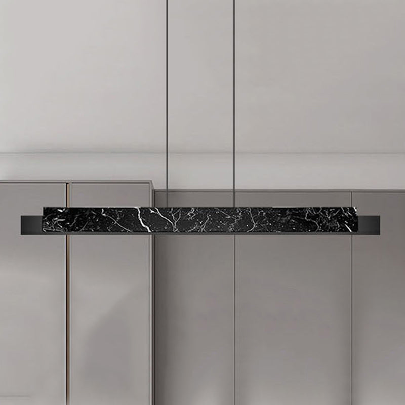 Aménagement d'éclairage d'île linéaire de style moderne 1