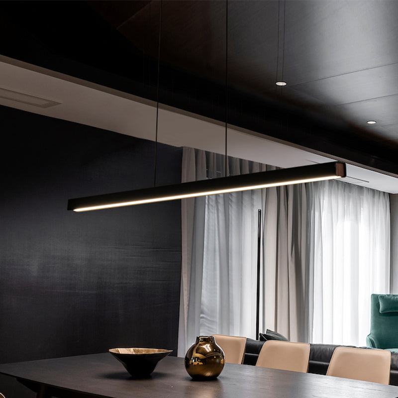 Estilo moderno lineal isla livera metal 1- Luz de luz de luz de luz