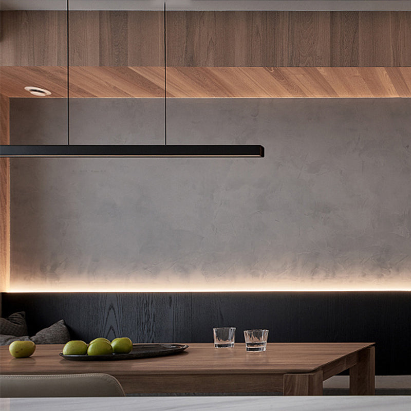 Estilo moderno lineal isla livera metal 1- Luz de luz de luz de luz