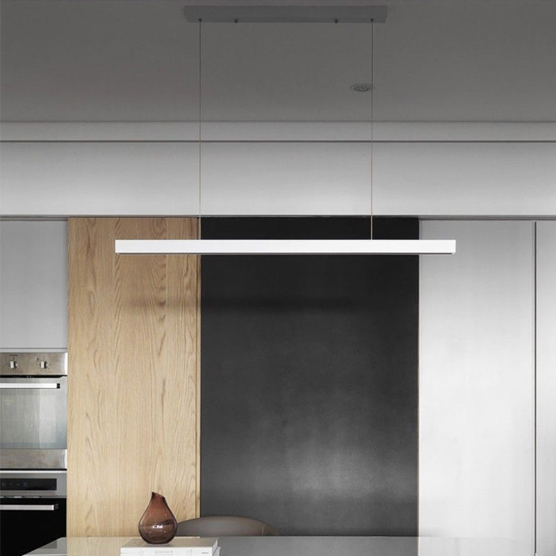 Estilo moderno lineal isla livera metal 1- Luz de luz de luz de luz