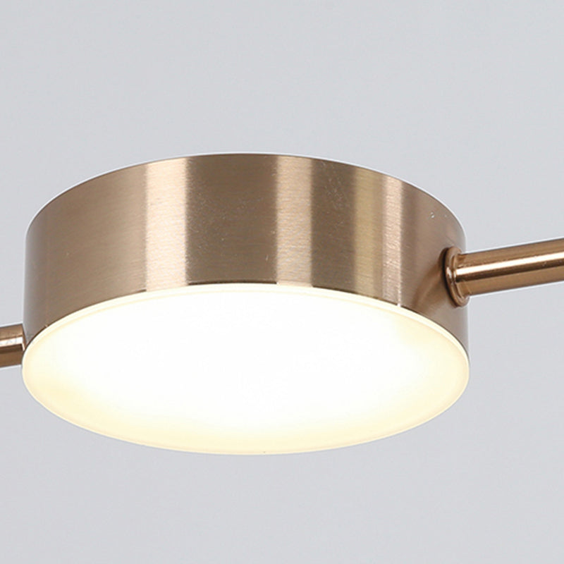 Luz de colgante de cilindro de estilo moderno lámparas colgantes de metal