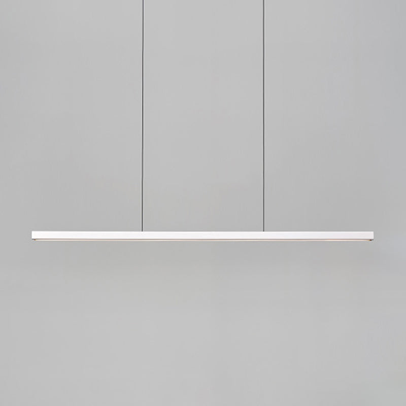 Estilo moderno lineal colgante de metal 1 lámpara de luz de luz