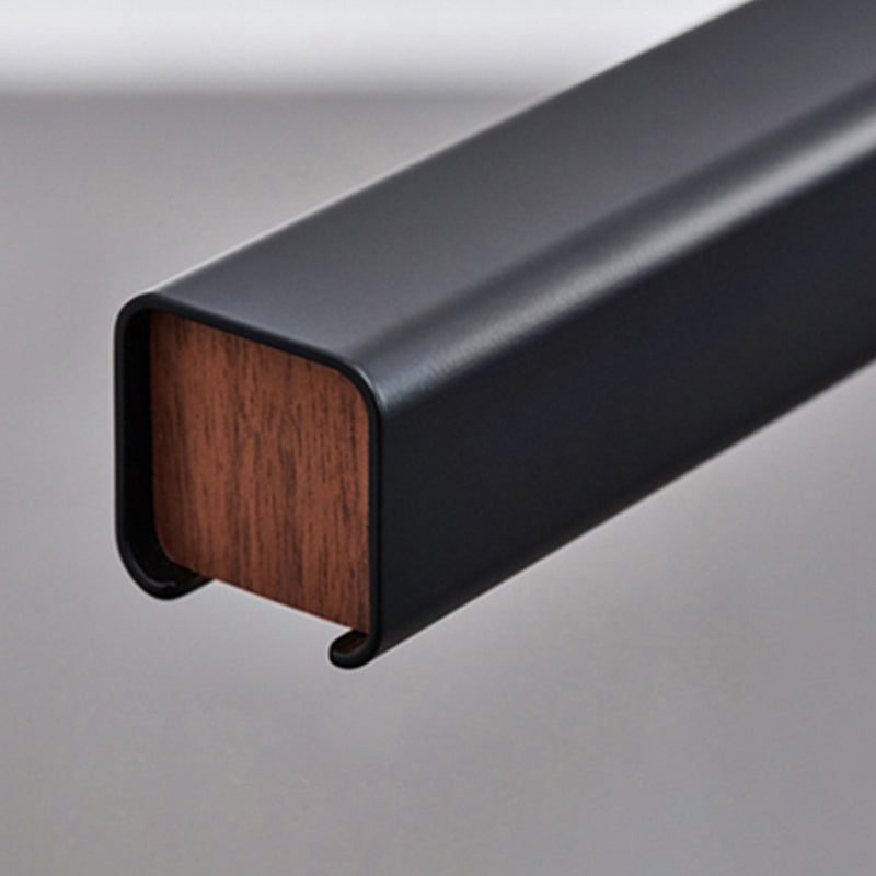 Estilo moderno lineal colgante de metal 1 lámpara de luz de luz