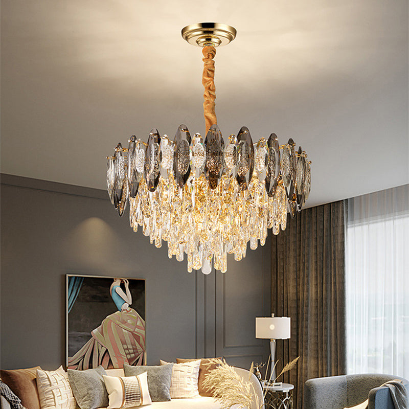 Luz de la isla geométrica de estilo moderno Iluminación de la isla de cristal para isla de cocina