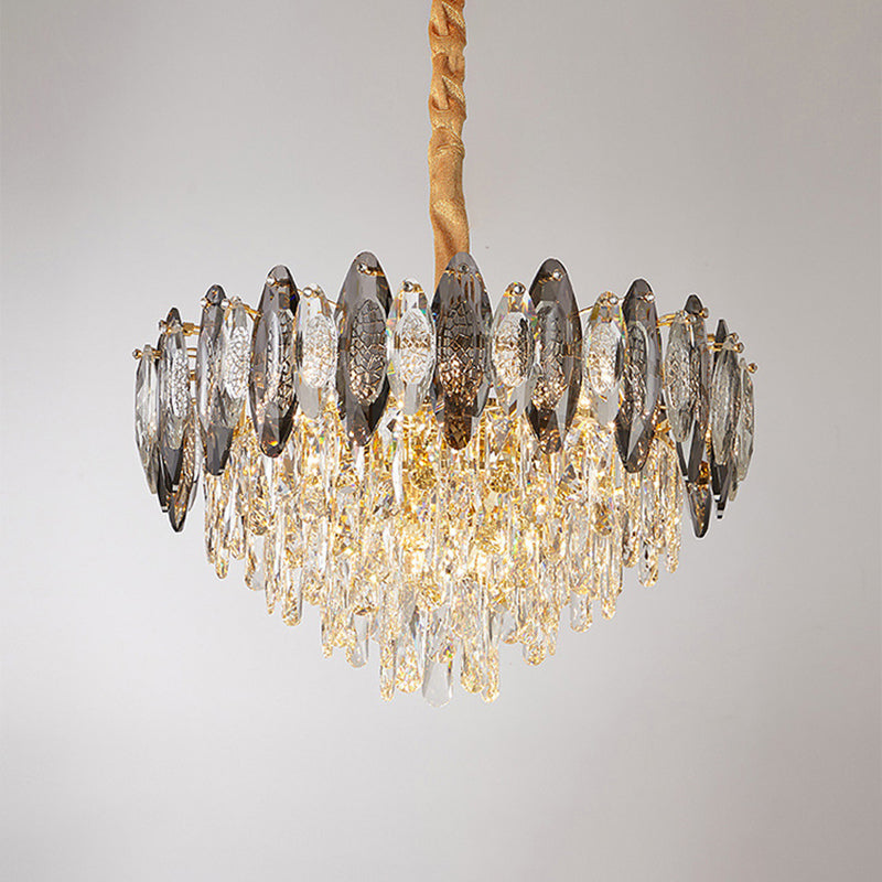 Luz de la isla geométrica de estilo moderno Iluminación de la isla de cristal para isla de cocina