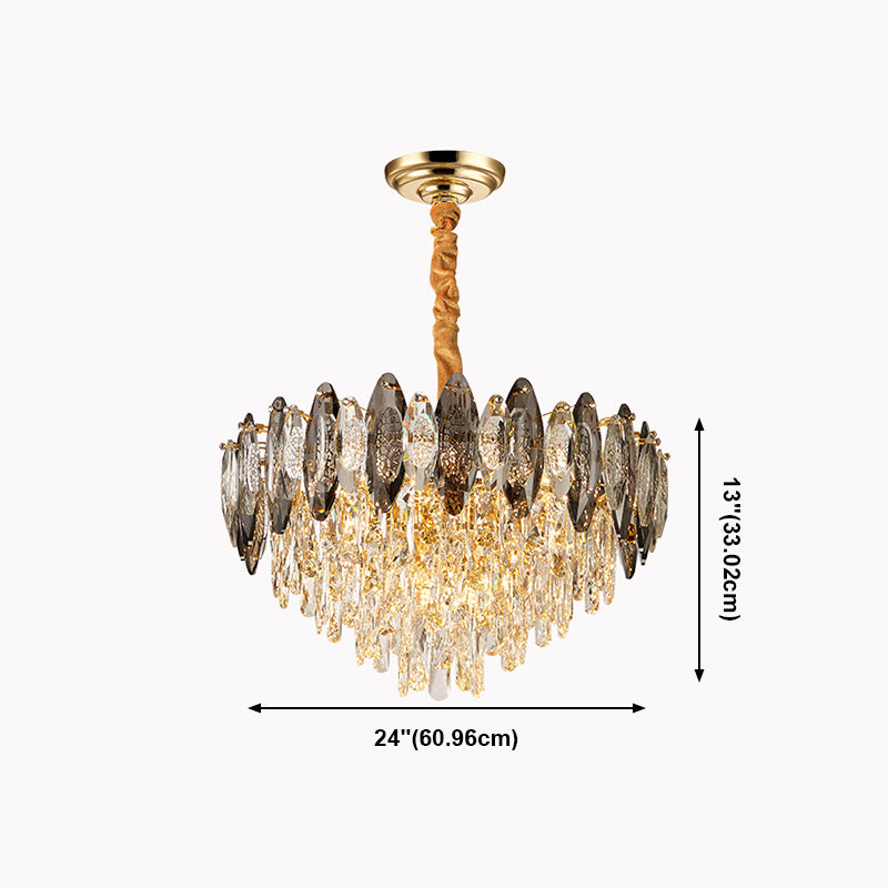 Luz de la isla geométrica de estilo moderno Iluminación de la isla de cristal para isla de cocina